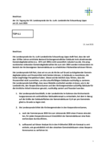 Beschluss der 14. Tagung der XX. Landessynode der Ev.-Luth. Landeskirche Schaumburg-Lippe zum Bau- und Immobilienmanagementausschuss am 13. Juni 2025
