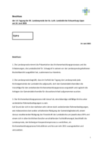 Beschluss der 14. Tagung der XX. Landessynode der Ev.-Luth. Landeskirche Schaumburg-Lippe zum Kirchenentwicklungsprozess am 14. Juni 2025